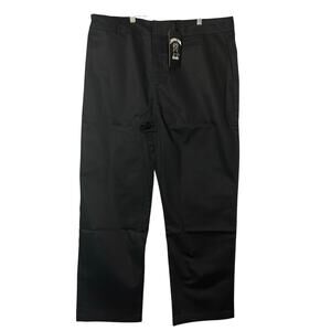Death Row Records Mens Pants‎ Black 40 Comfort Fit Chino Pants Hip Hop Y2K NEW